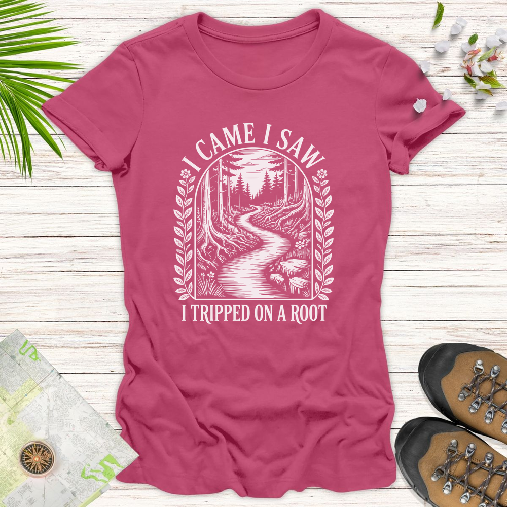 I Came I Saw Vintage Women's Tee - Berry