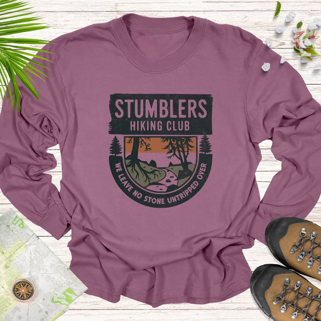 Stumblers Hiking Club DD Long Sleeve Unisex T-Shirt