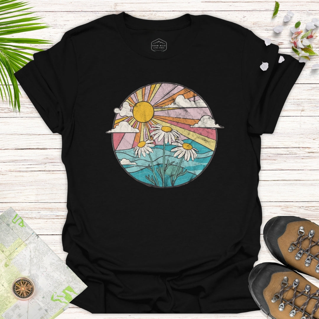 Daisies at Sunset Unisex T-Shirt