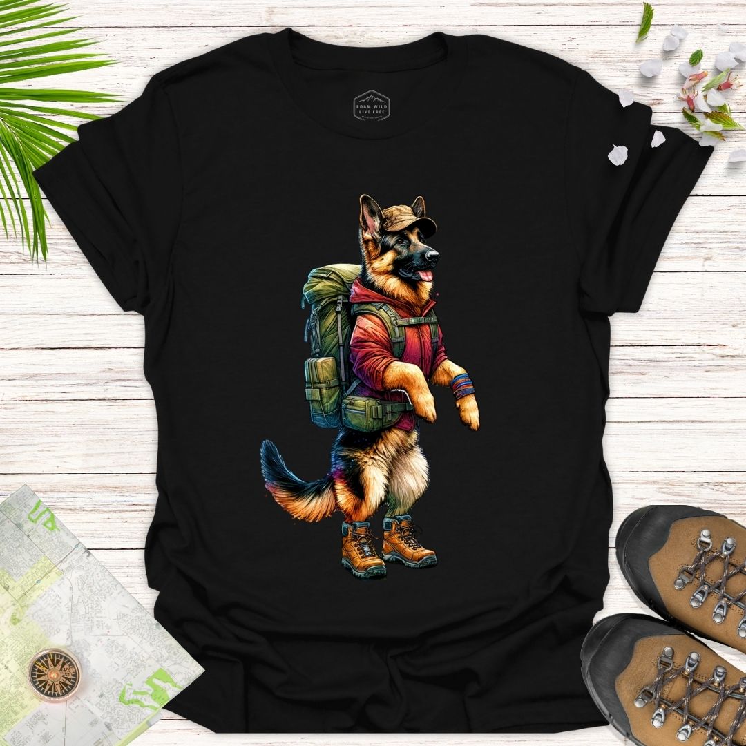 Animal Adventurer German Shepherd Unisex T Shirt