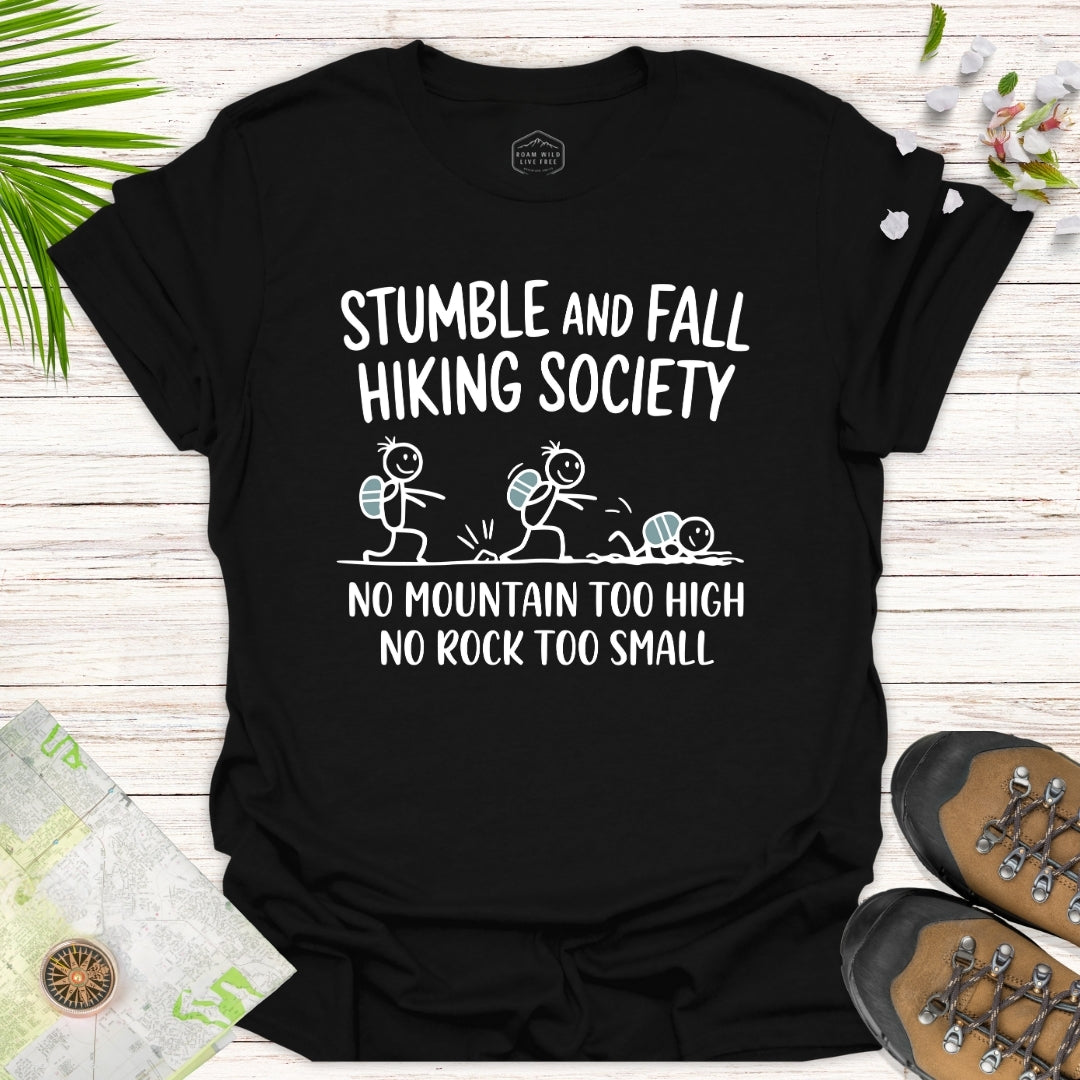 No Rock Too Small Stick Figure Unisex T-Shirt