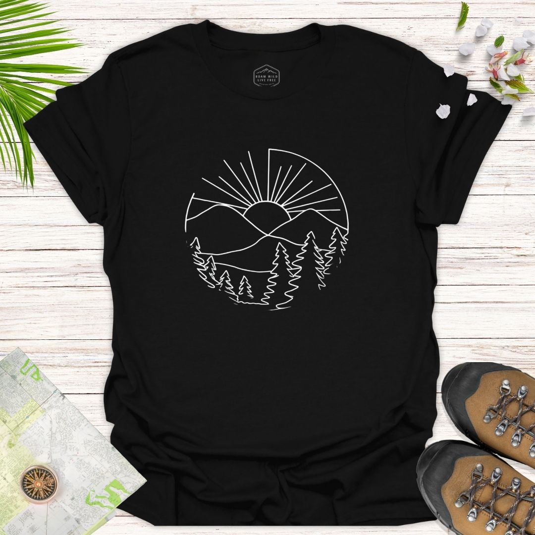 Sunrise Silhouette Unisex T-Shirt