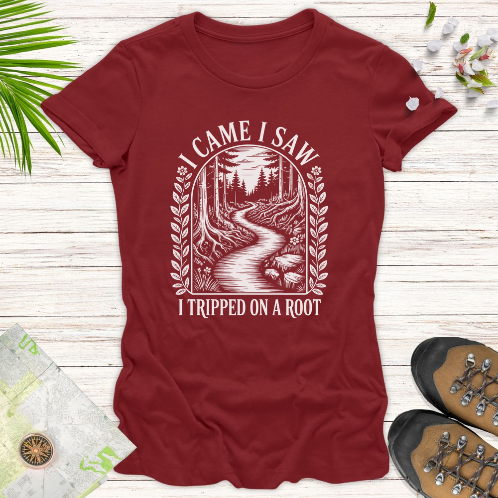 I Came I Saw Vintage Women's Tee - Cardinal