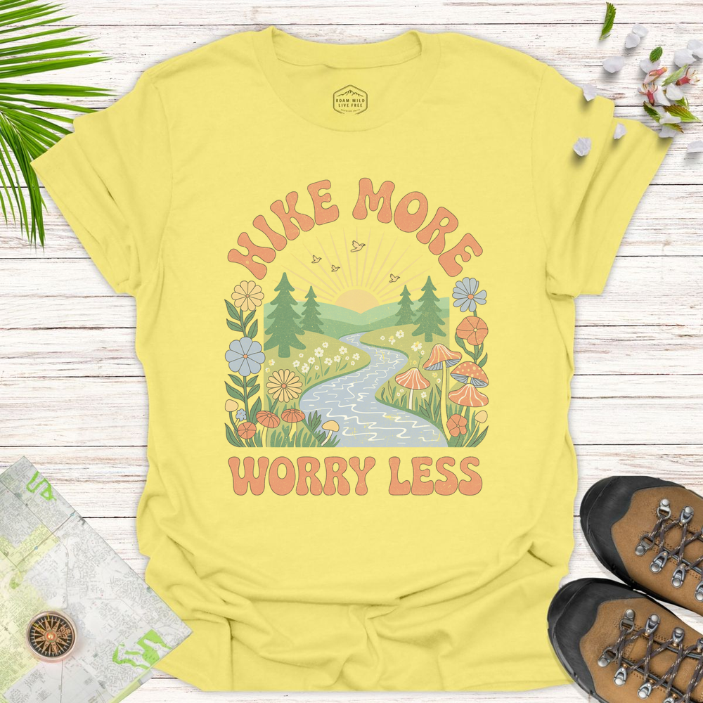 Worry Less Unisex T-Shirt - Cornsilk