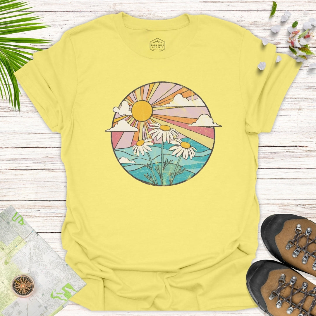 Daisies at Sunset Unisex T-Shirt