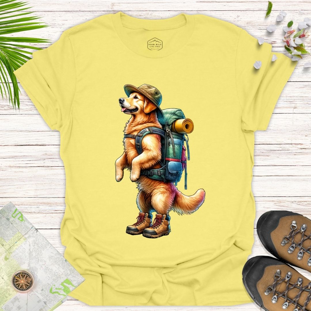 Animal Adventurer Golden Retriever Unisex T Shirt