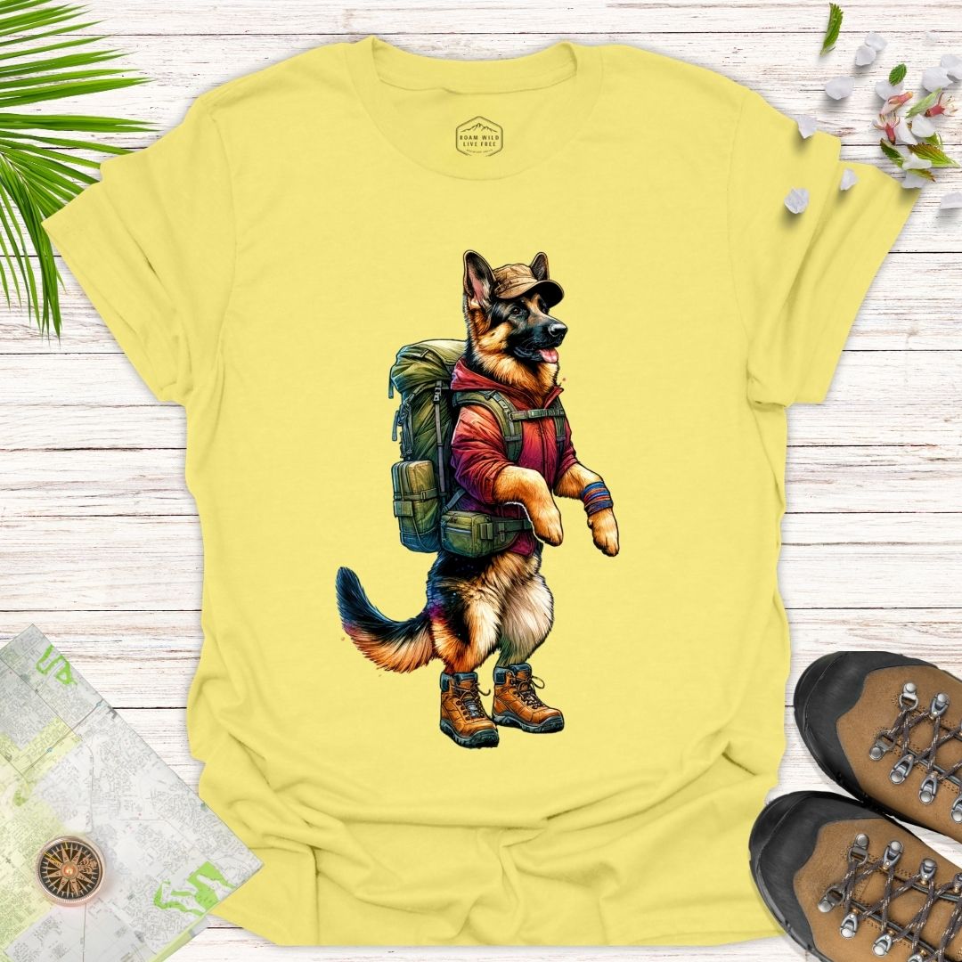 Animal Adventurer German Shepherd Unisex T Shirt