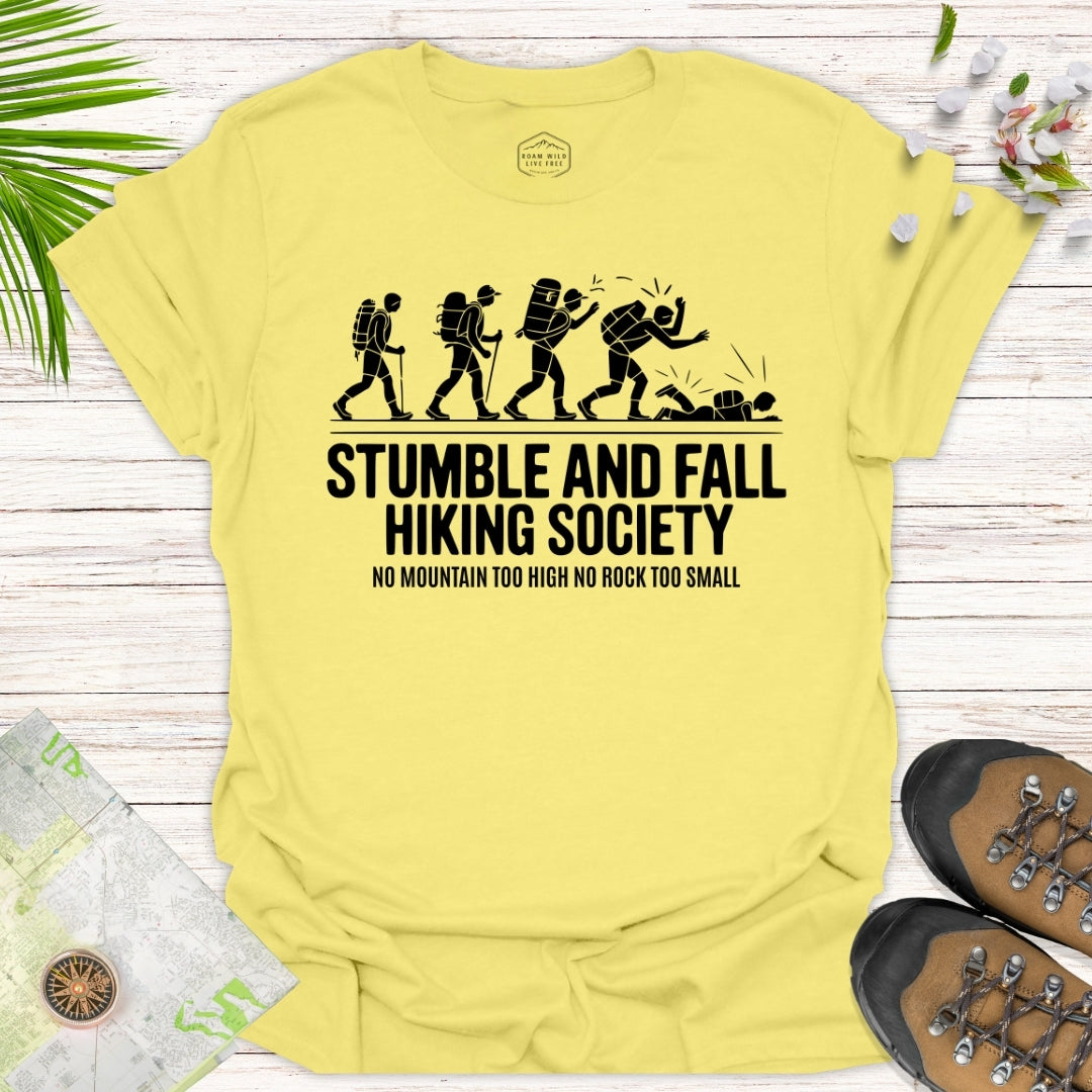 The Evolution of Stumbling Unisex T-Shirt