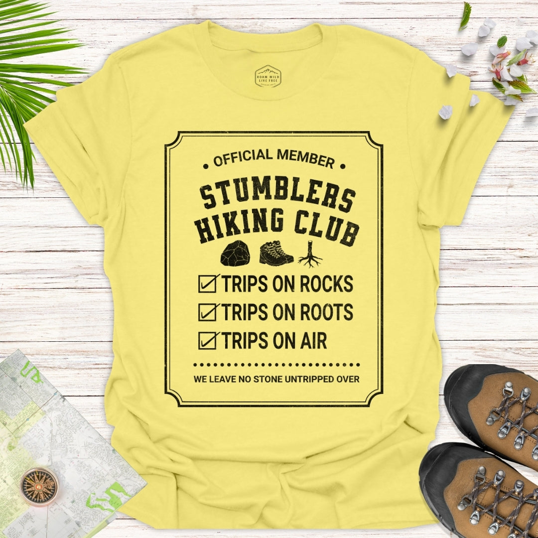 Official Member Stumblers Hiking Club Unisex T-Shirt