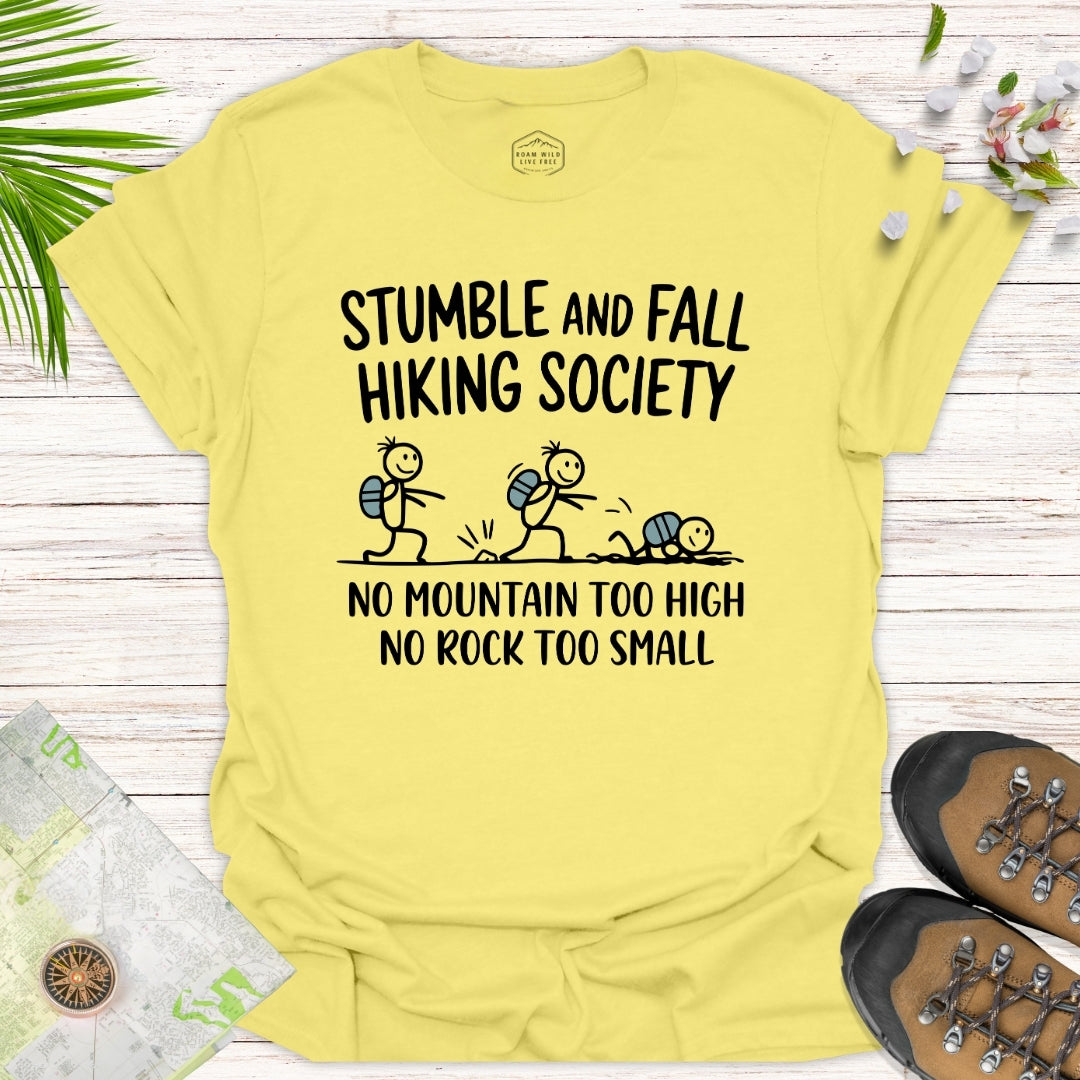 No Rock Too Small Stick Figure Unisex T-Shirt