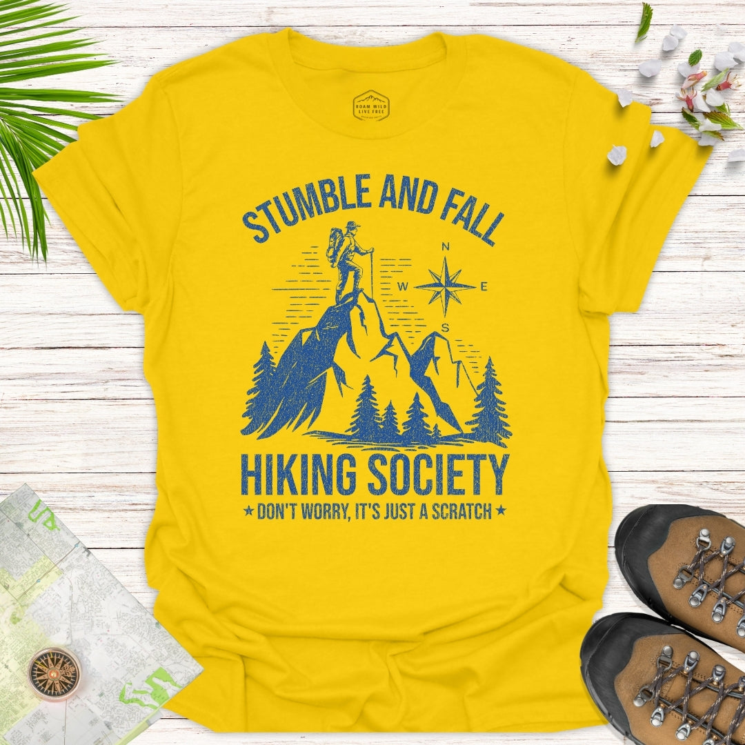 Stumble And Fall T-Shirt (Blue Design)
