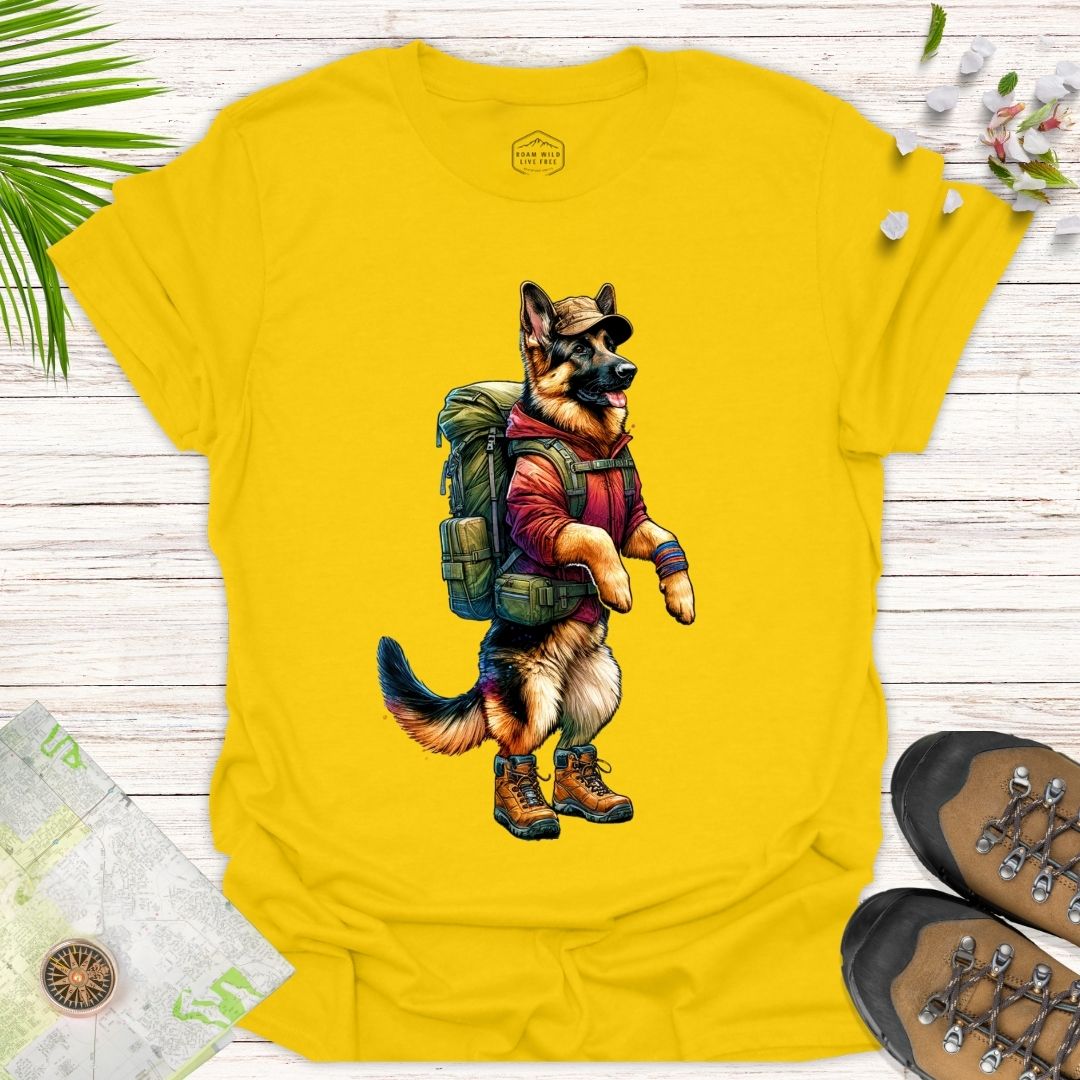 Animal Adventurer German Shepherd Unisex T Shirt