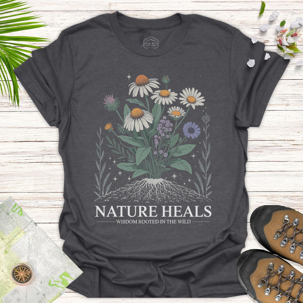 Nature Heals - Dark Heather Grey