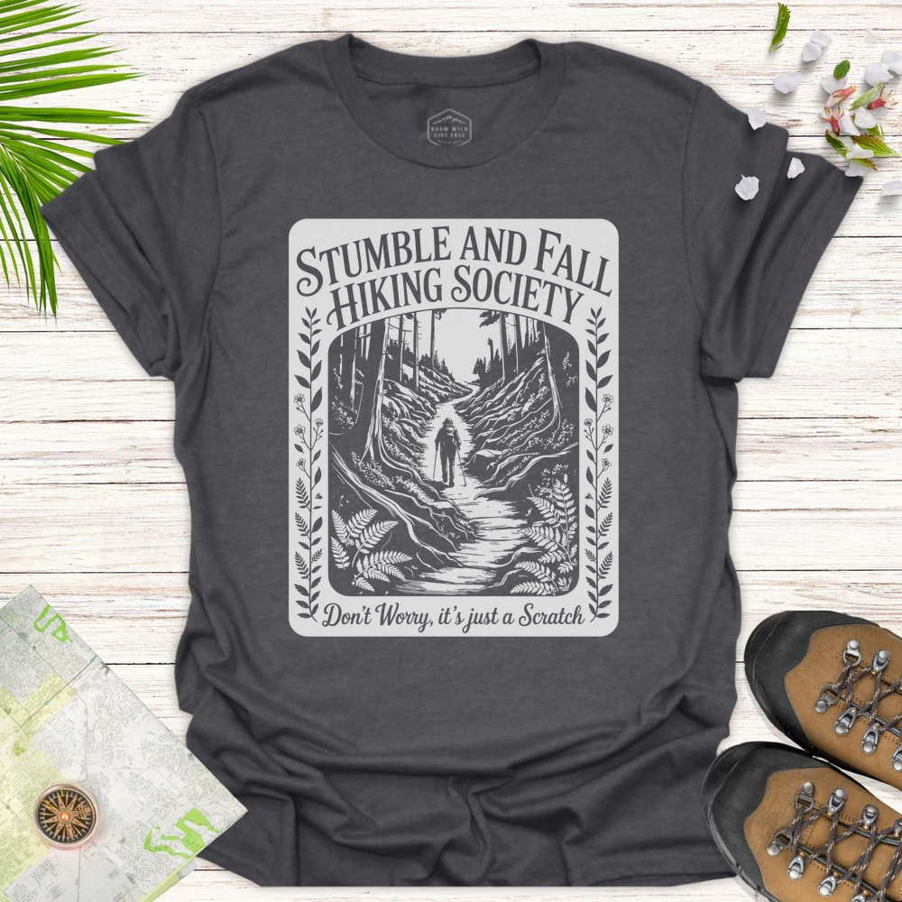 Stumble And Fall Vintage Unisex T-Shirt - Dark Heather Grey