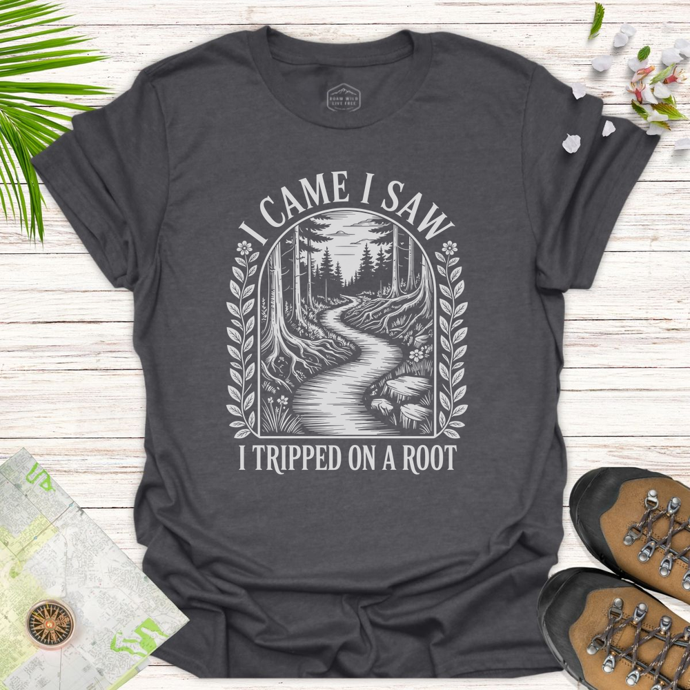 I Came I Saw Vintage Unisex T-Shirt - Dark Heather Grey