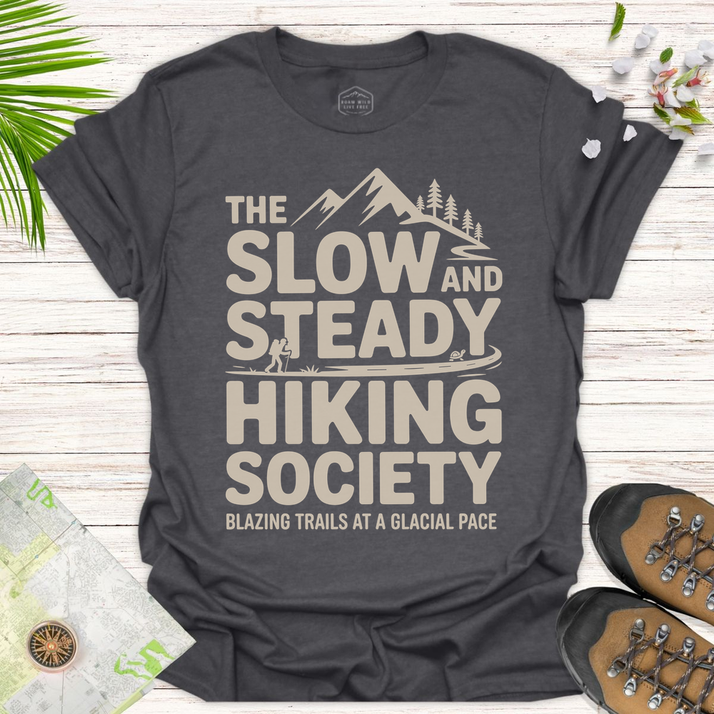 The Slow And Steady Unisex T-Shirt - Dark Heather Grey