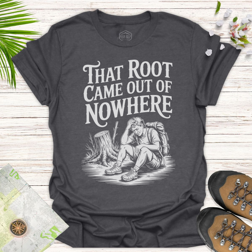 That Root Came Out Of Nowhere Unisex T-Shirt - Dark Heather Grey
