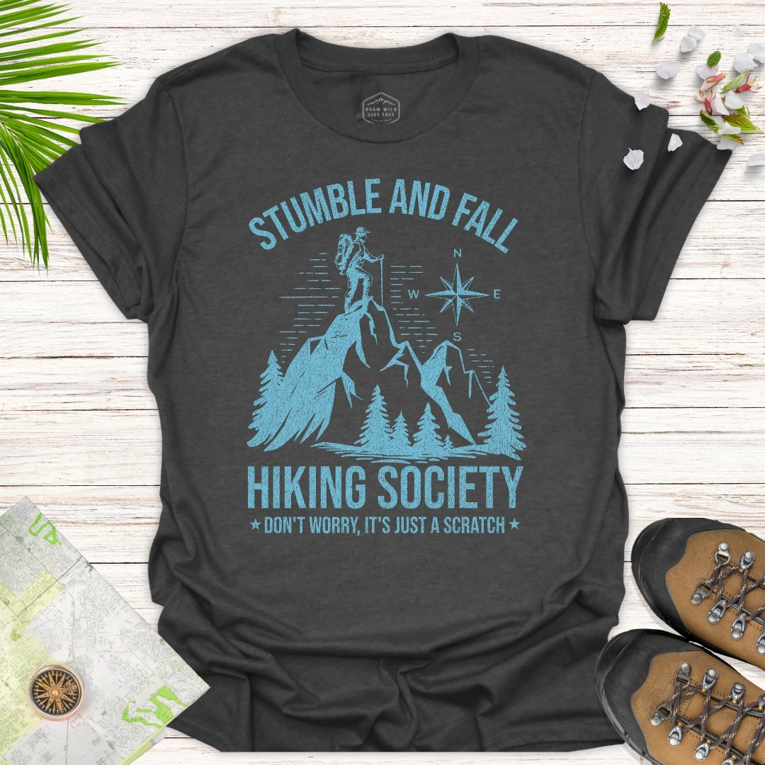 Stumble And Fall T-Shirt (Blue Design)