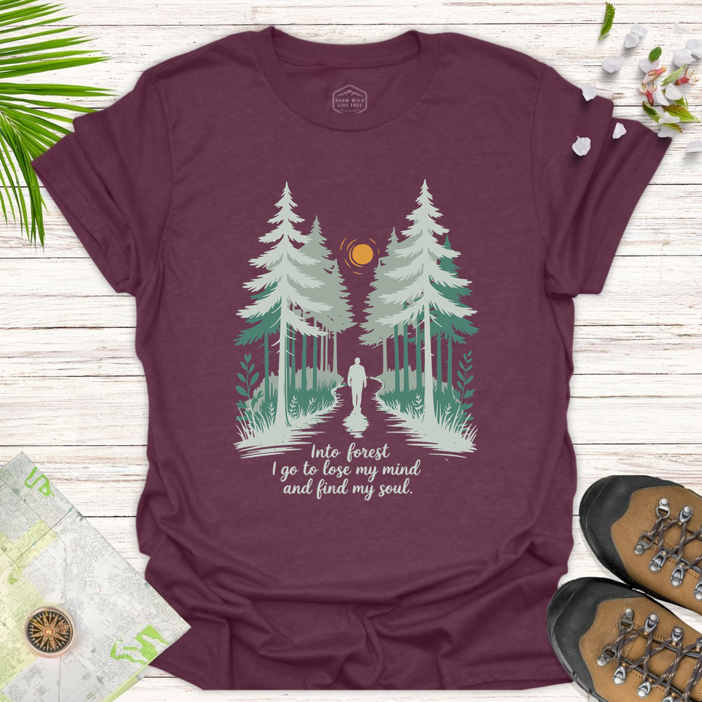 Lose My Mind Unisex T-Shirt - Heather Maroon