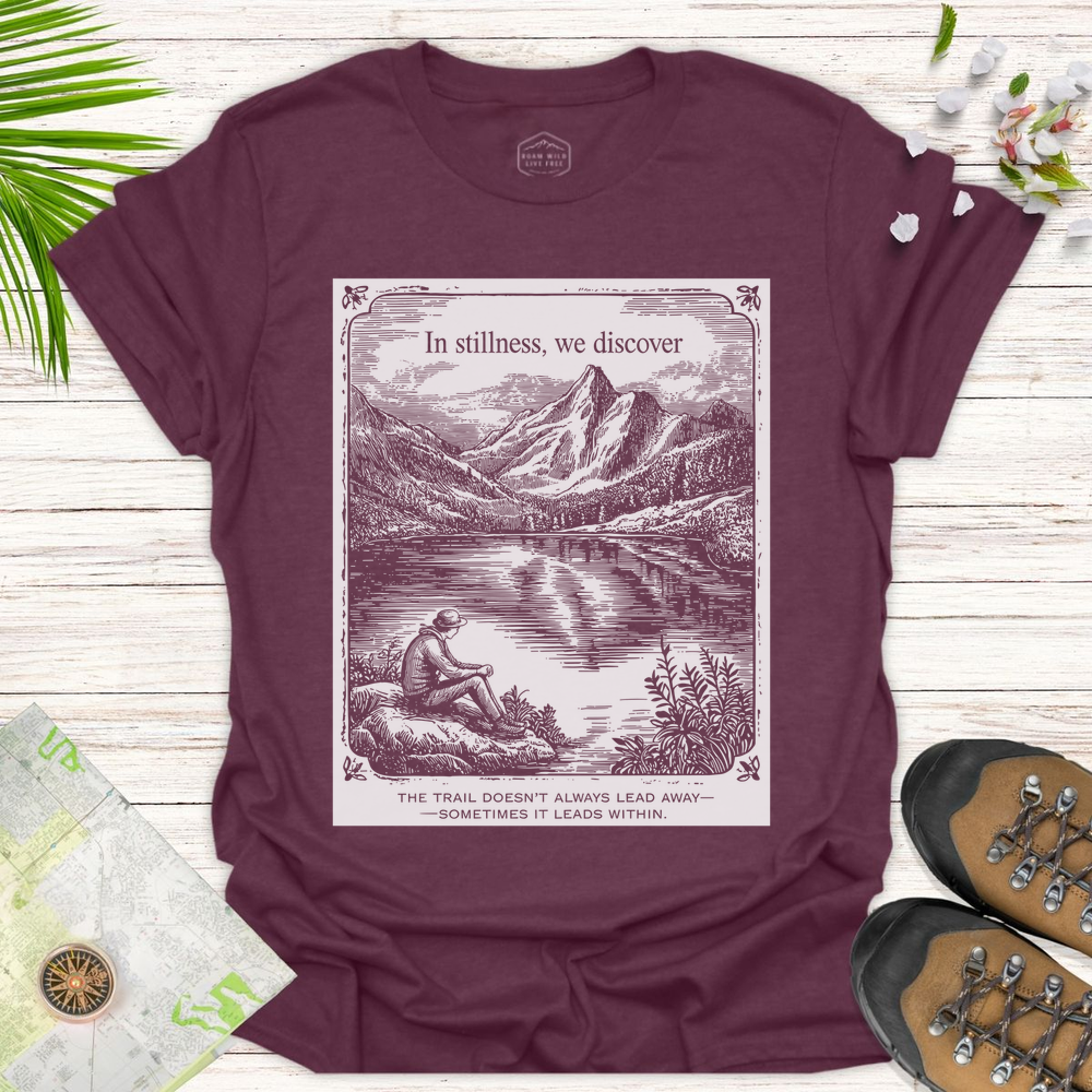 Sometimes It Leads Within Unisex T-Shirt - Heather Maroon