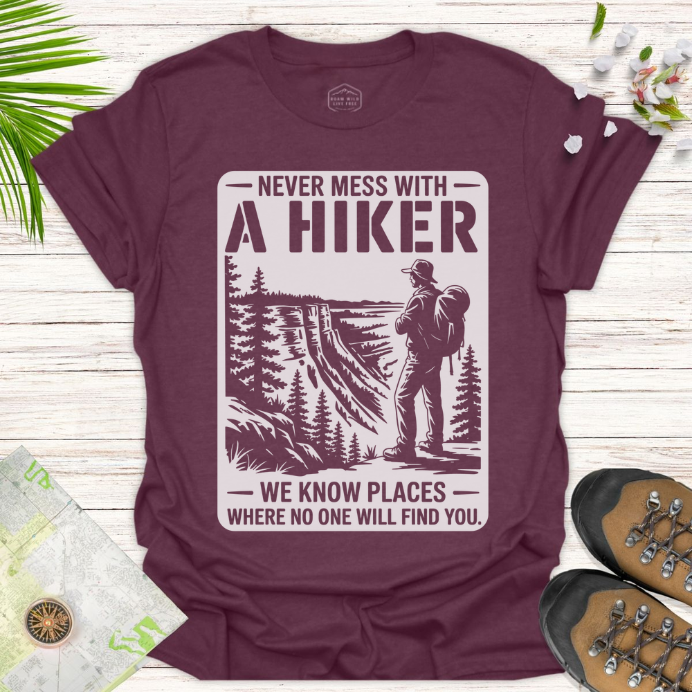 We Know Places Unisex T-Shirt - Heather Maroon