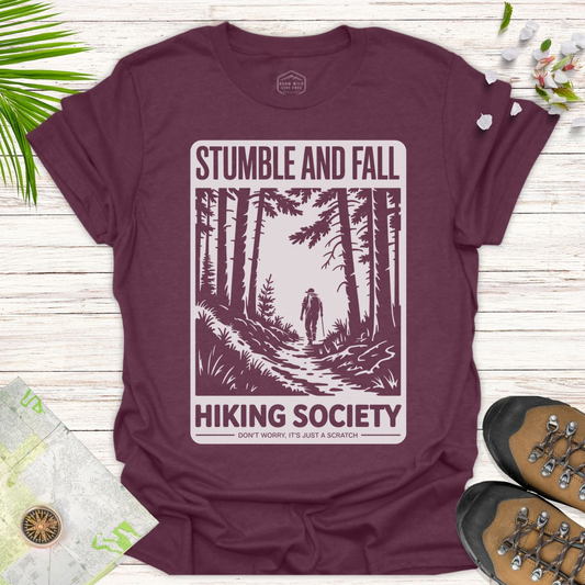 Stumble And Fall Unisex T-Shirt - Heather Maroon