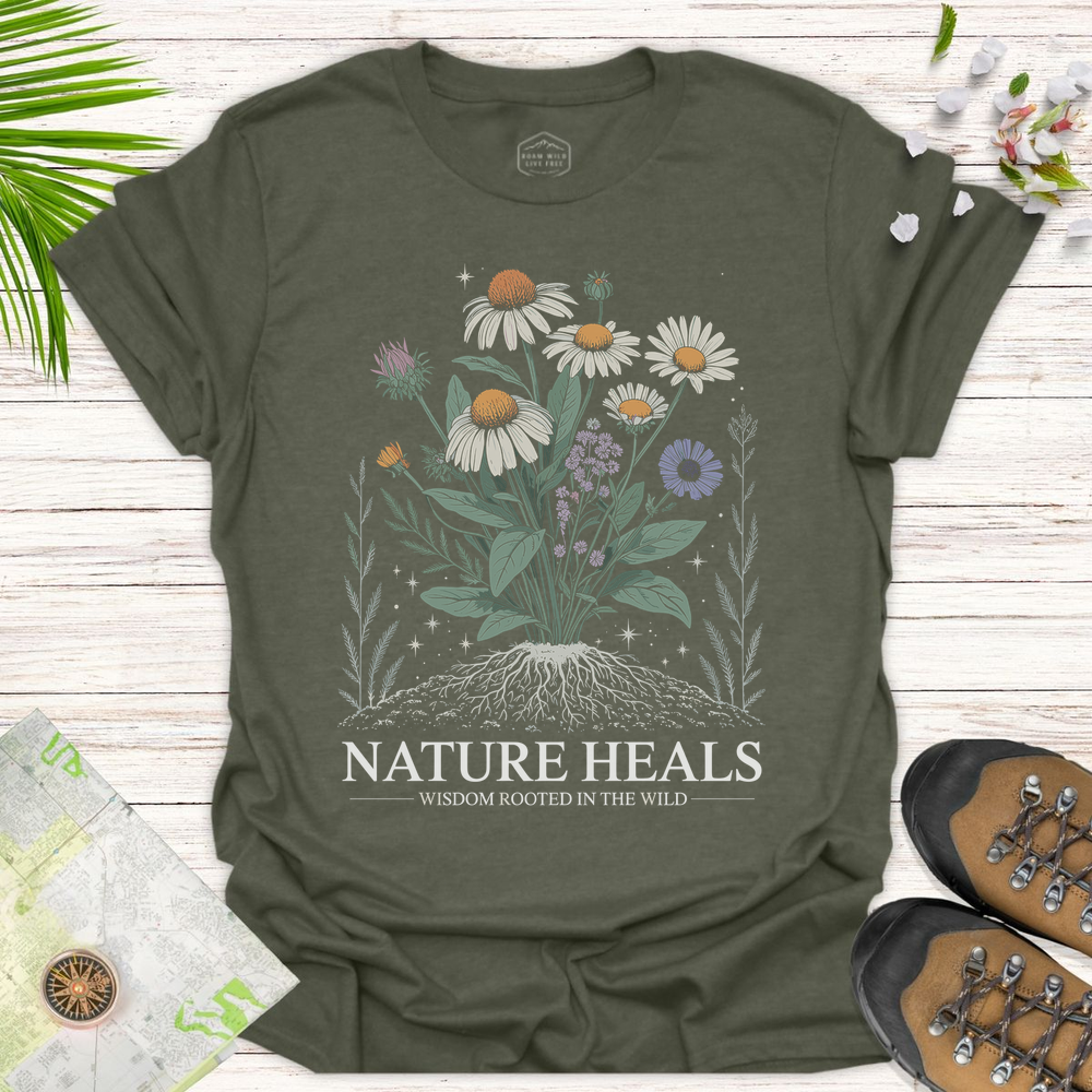 Nature Heals - Heather Military Green