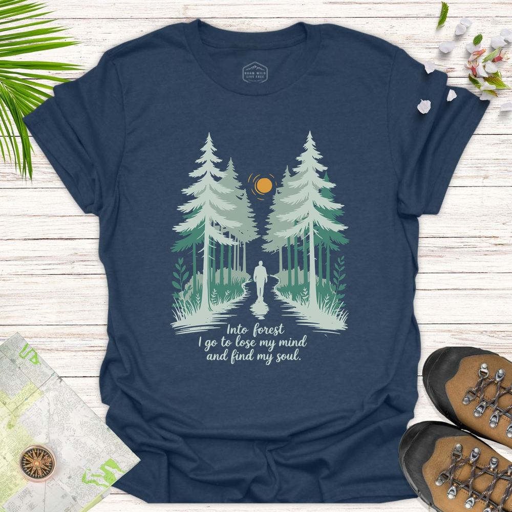 Lose My Mind Unisex T-Shirt - Heather Navy