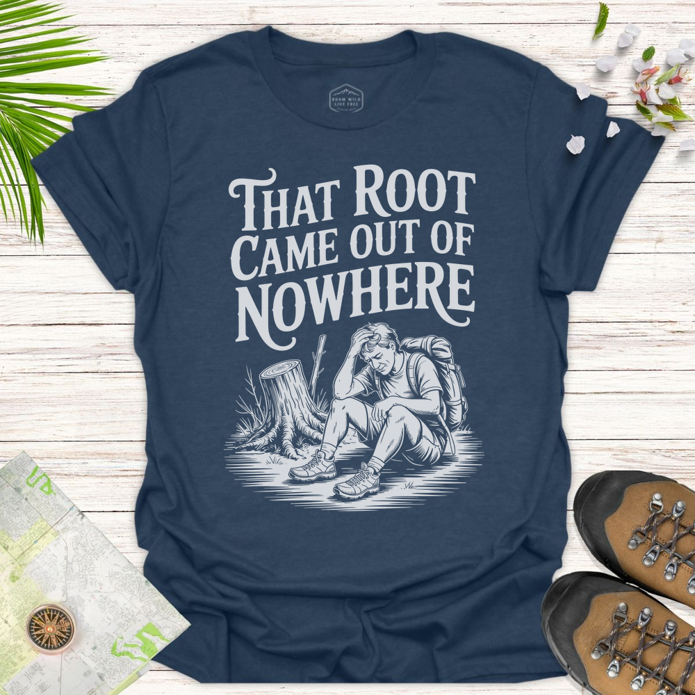 That Root Came Out Of Nowhere Unisex T-Shirt - Heather Navy