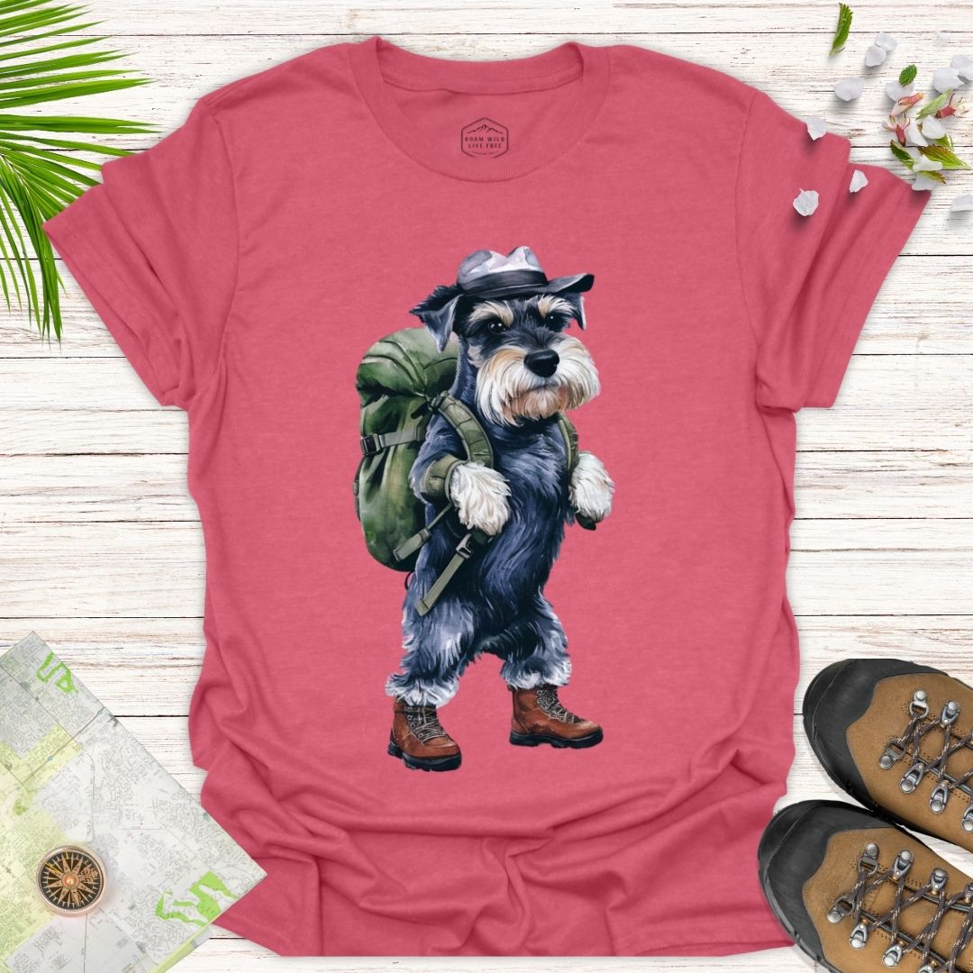 Animal Adventurers Miniature Schnauzer Unisex Tee