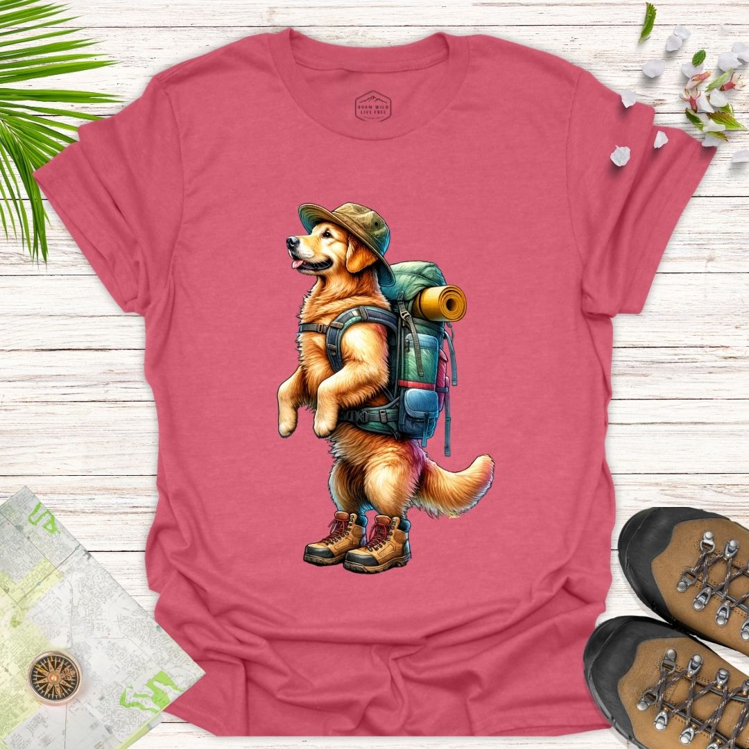 Animal Adventurer Golden Retriever Unisex T Shirt