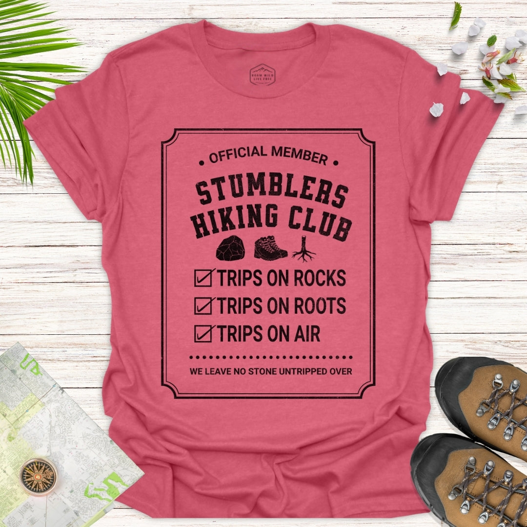 Official Member Stumblers Hiking Club Unisex T-Shirt