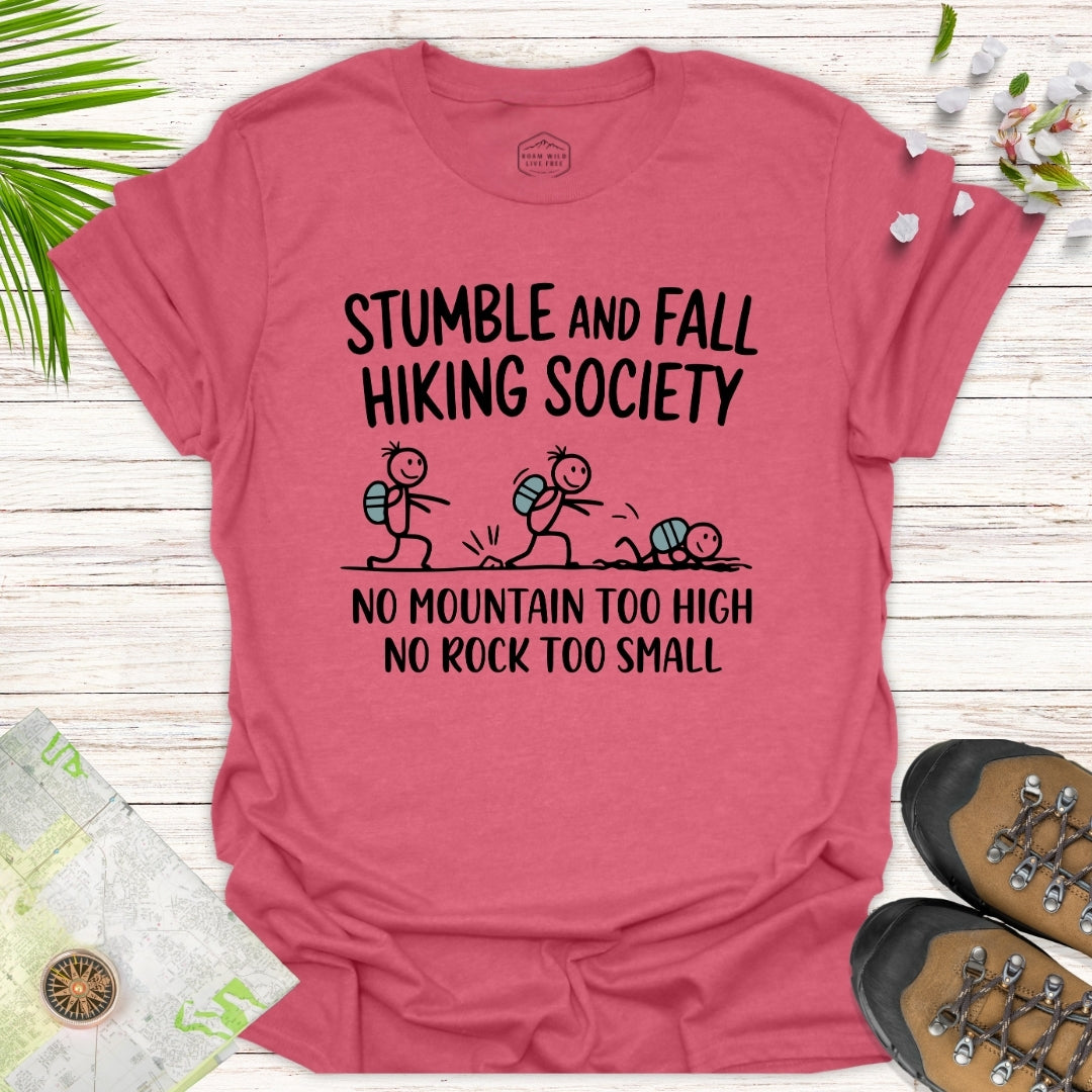 No Rock Too Small Stick Figure Unisex T-Shirt