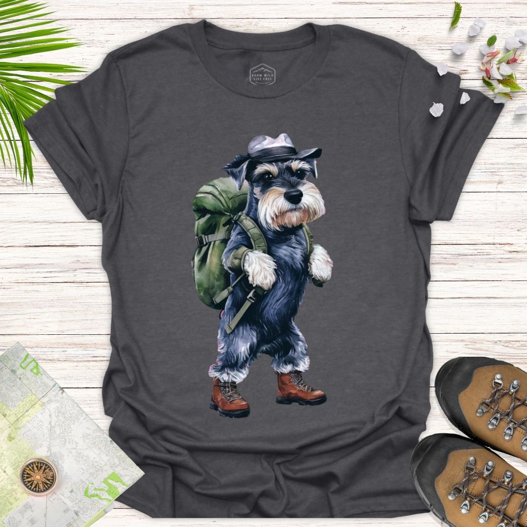 Animal Adventurers Miniature Schnauzer Unisex Tee