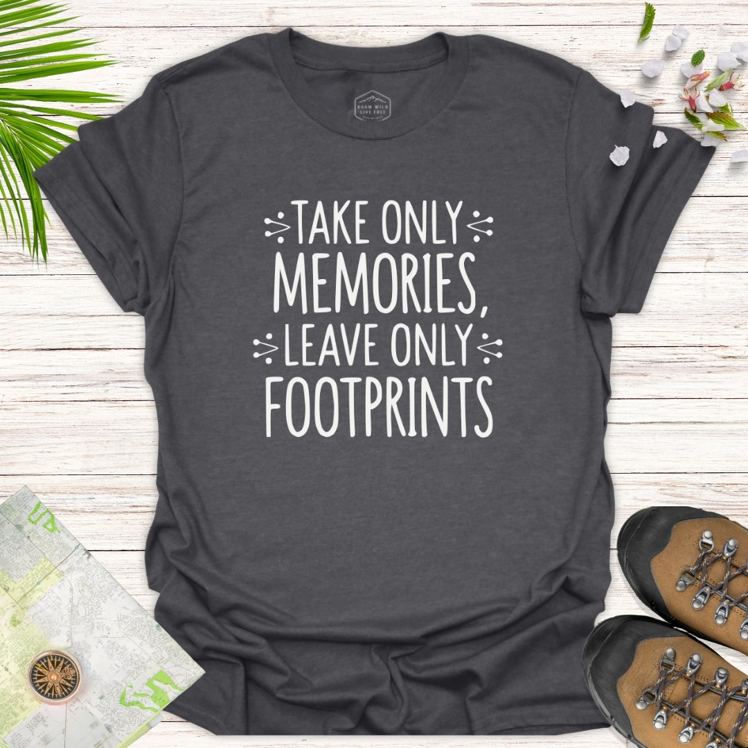 Leave Only Footprints Unisex T-Shirt