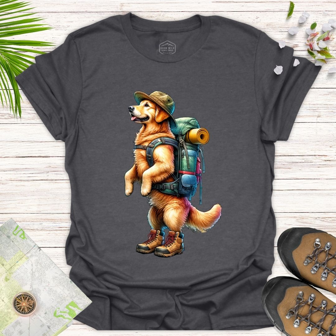 Animal Adventurer Golden Retriever Unisex T Shirt