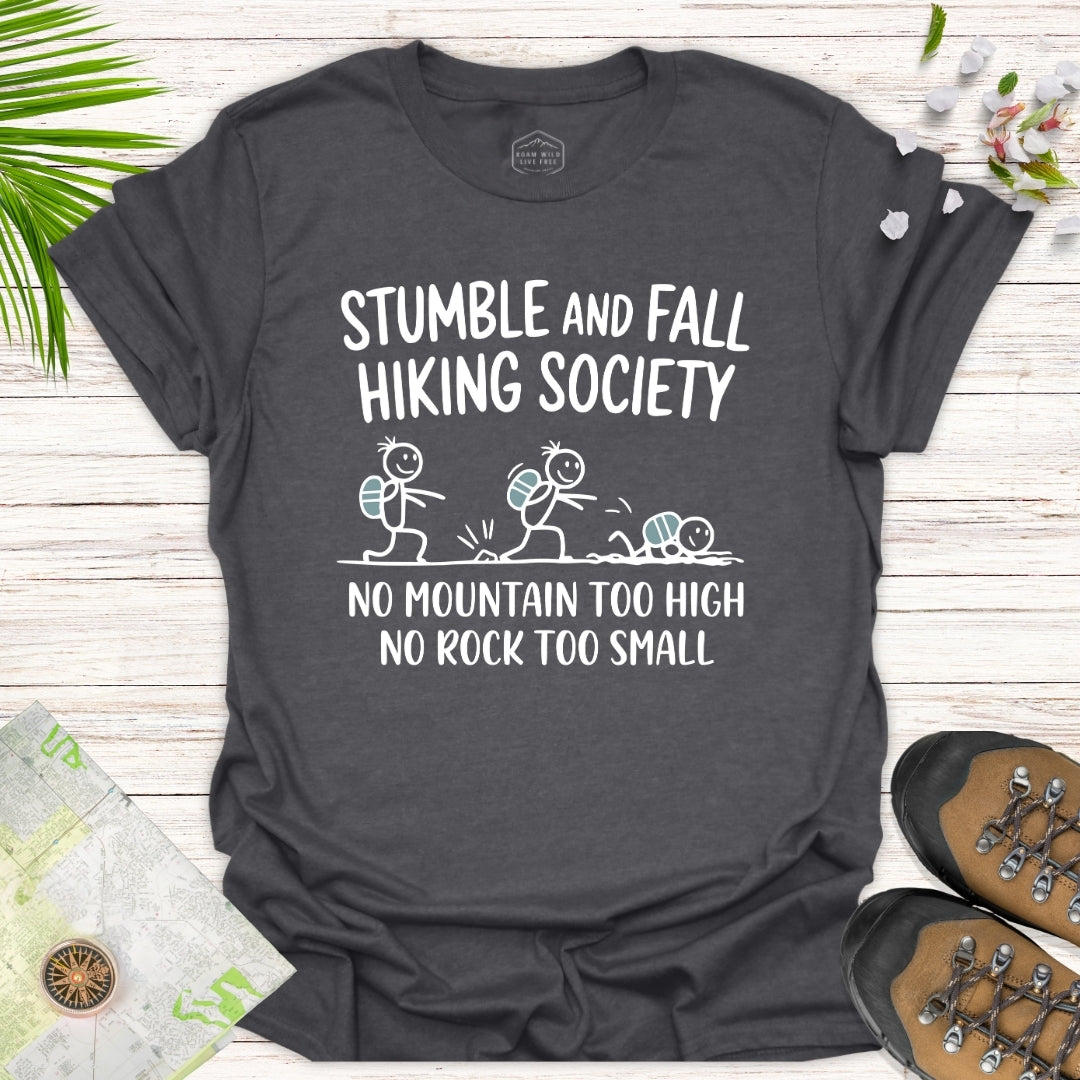 No Rock Too Small Stick Figure Unisex T-Shirt