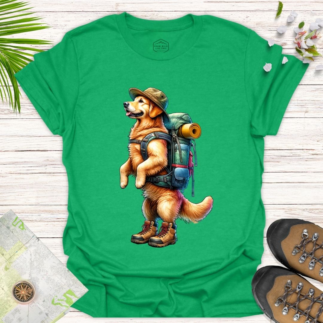 Animal Adventurer Golden Retriever Unisex T Shirt