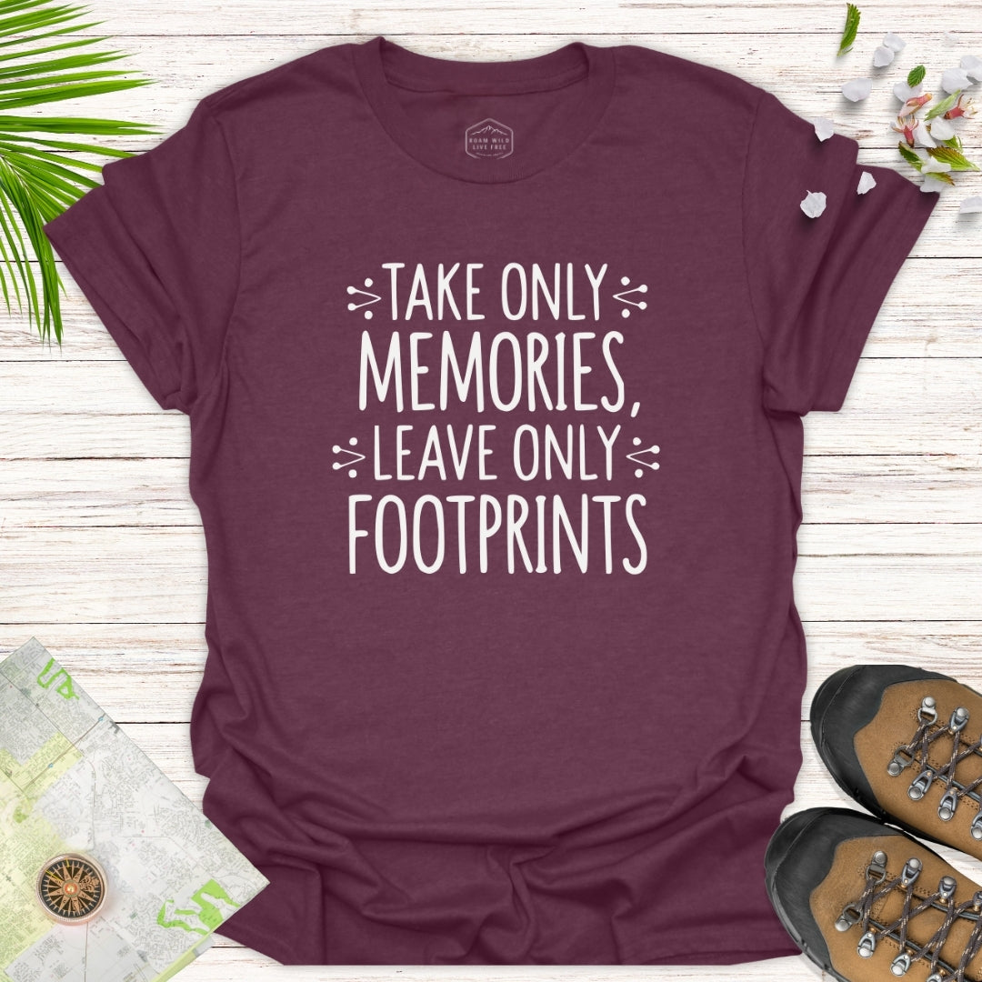 Leave Only Footprints Unisex T-Shirt