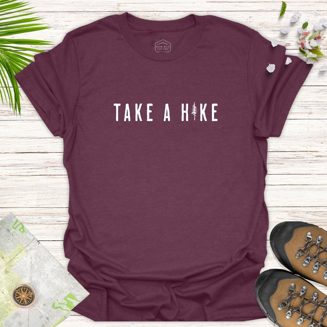 Take A Hike Pine Tree Unisex T-Shirt