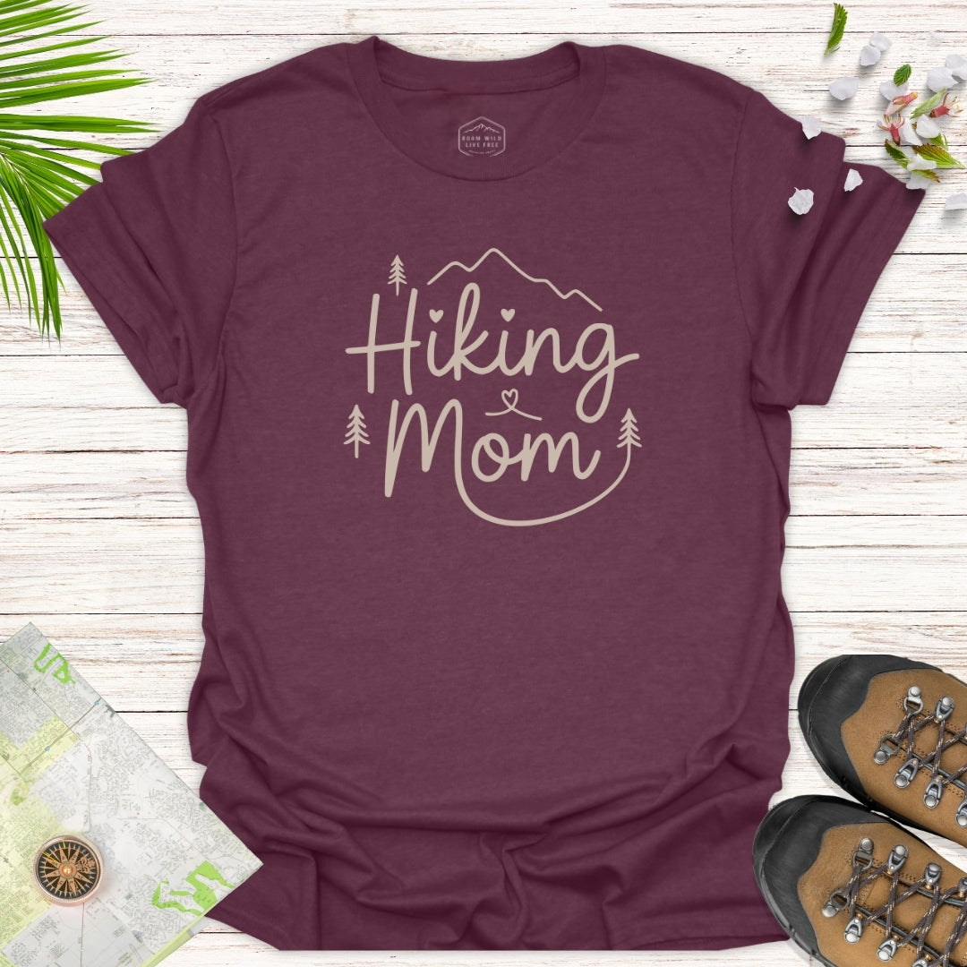 Hiking Mom Minimalist Unisex T-Shirt