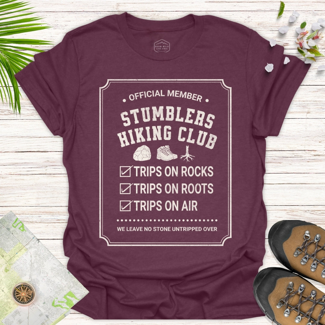 Official Member Stumblers Hiking Club Unisex T-Shirt