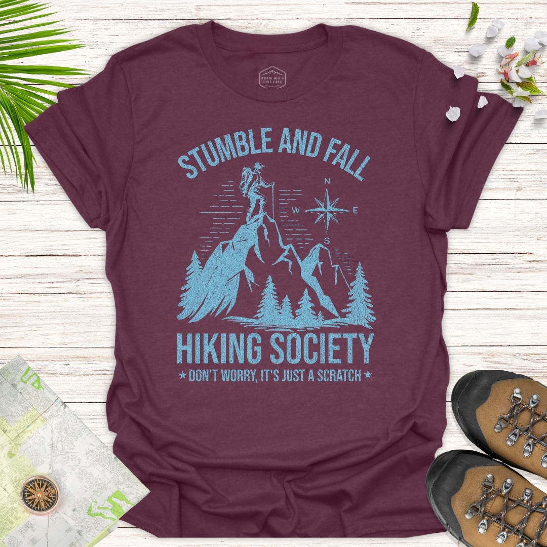 Stumble And Fall T-Shirt (Blue Design)