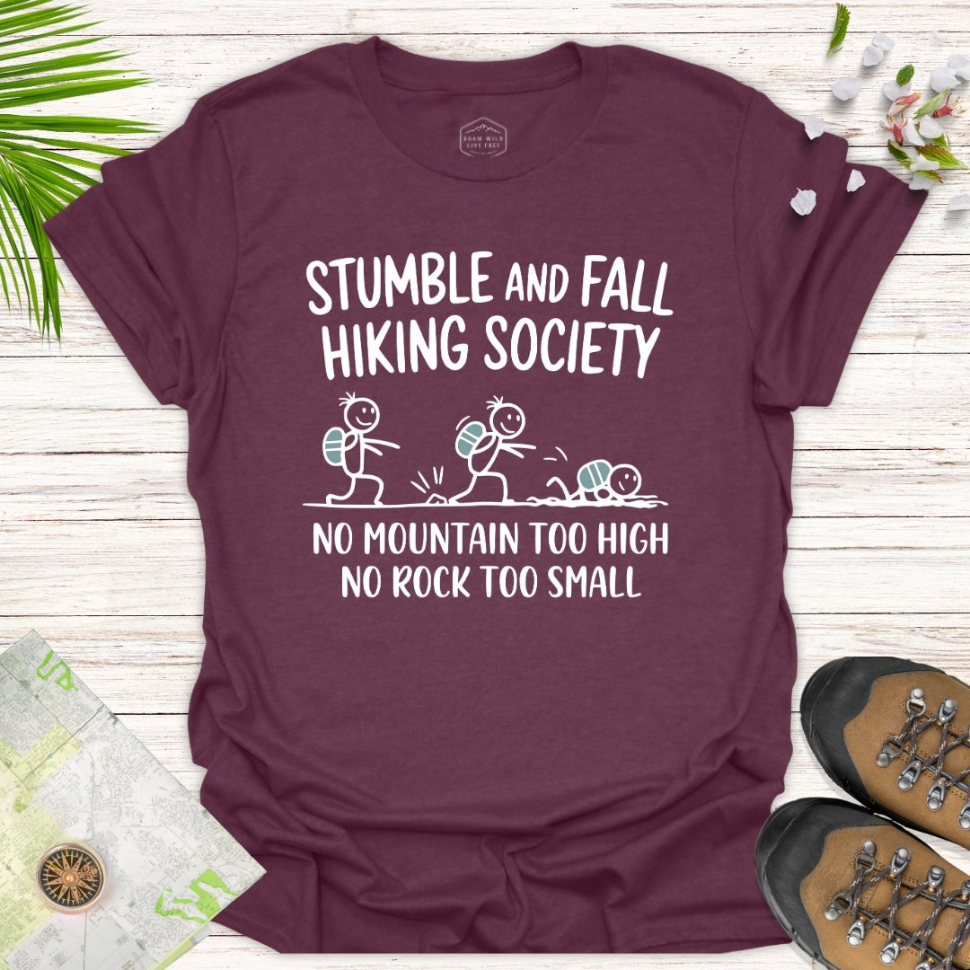 No Rock Too Small Stick Figure Unisex T-Shirt