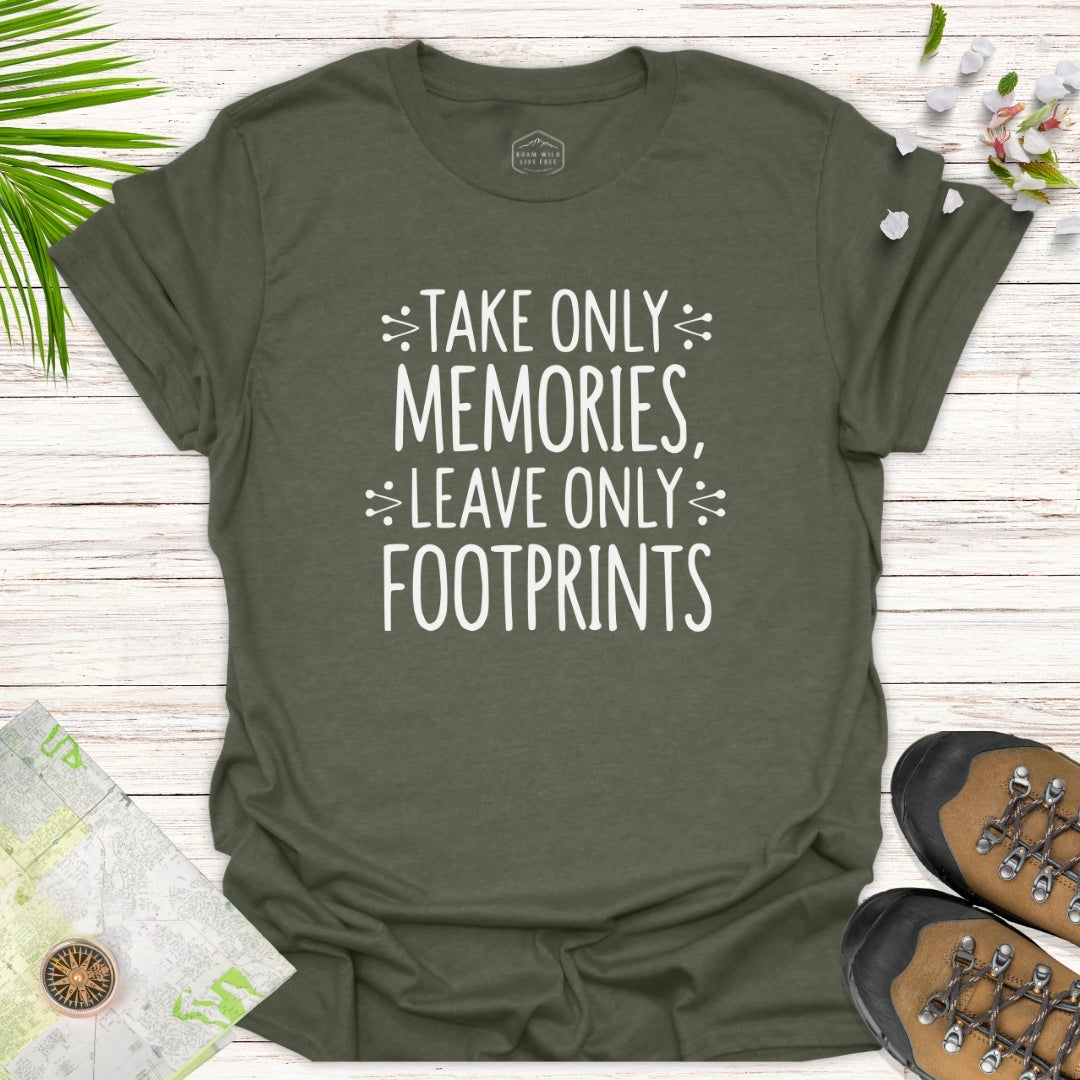 Leave Only Footprints Unisex T-Shirt