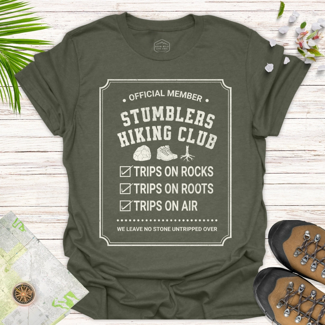 Official Member Stumblers Hiking Club Unisex T-Shirt