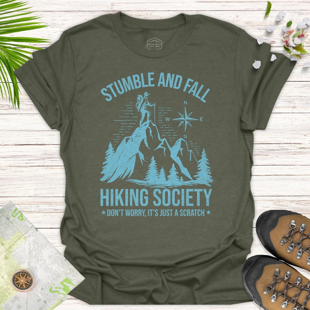 Stumble And Fall T-Shirt (Blue Design)