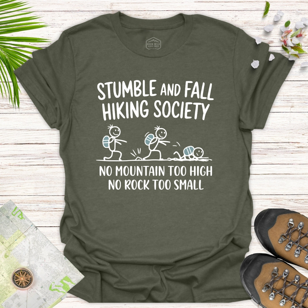 No Rock Too Small Stick Figure Unisex T-Shirt