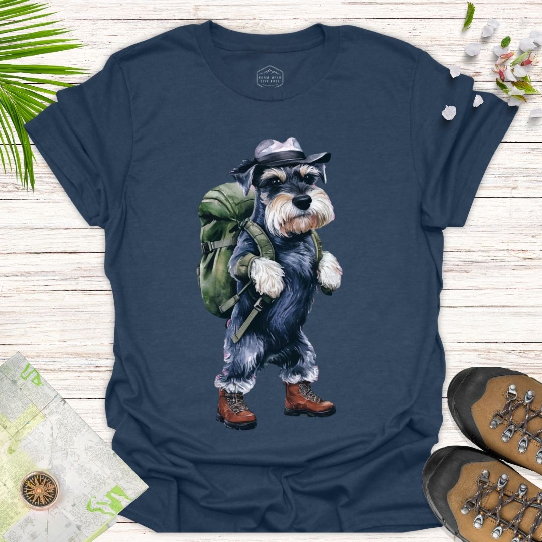 Animal Adventurers Miniature Schnauzer Unisex Tee