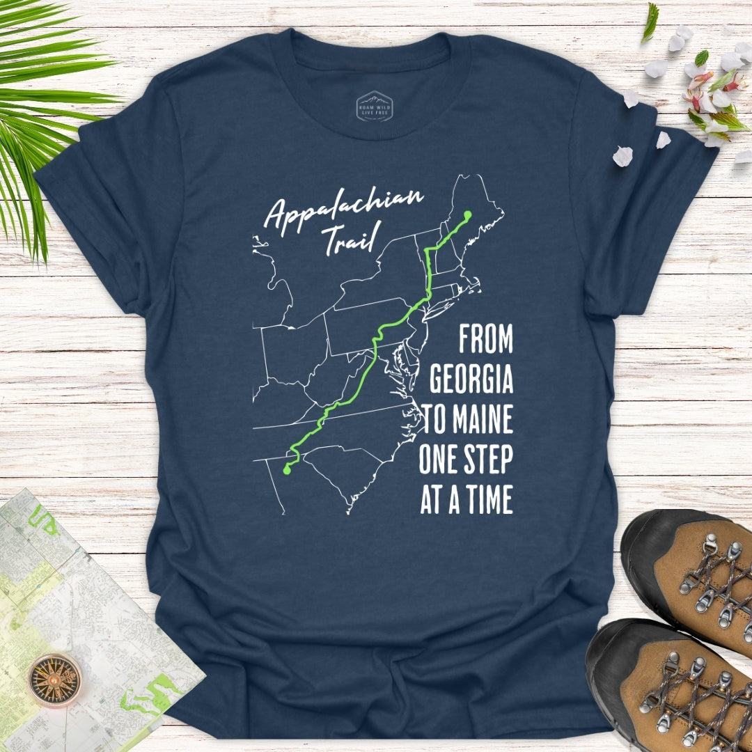 From Georgia To Maine One Step at a Time Unisex T-Shirt